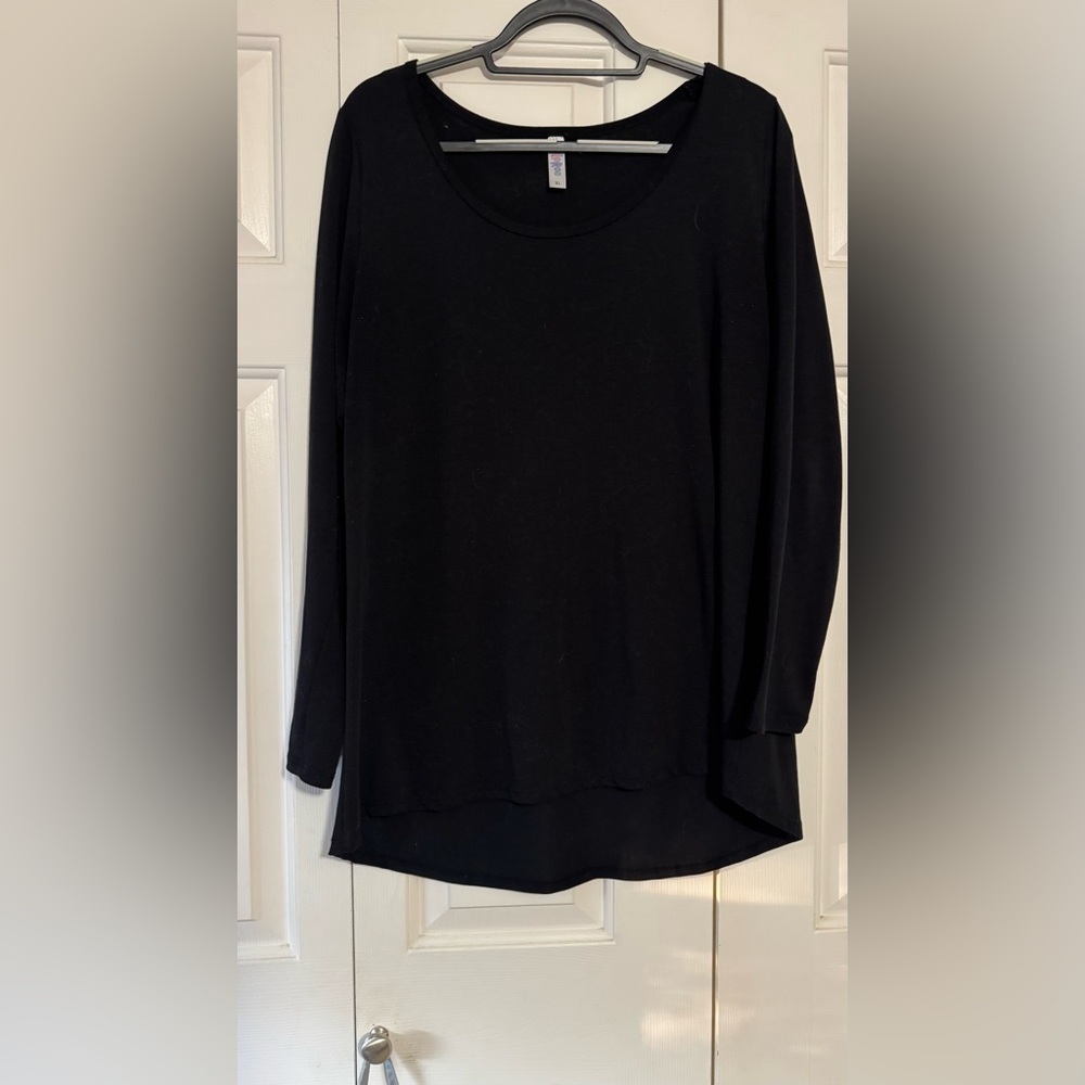 LuLaRoe Black Long Sleeve Top